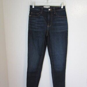 Everlane Curvy High Rise Skinny Dark Wash Denim Jeans 27R